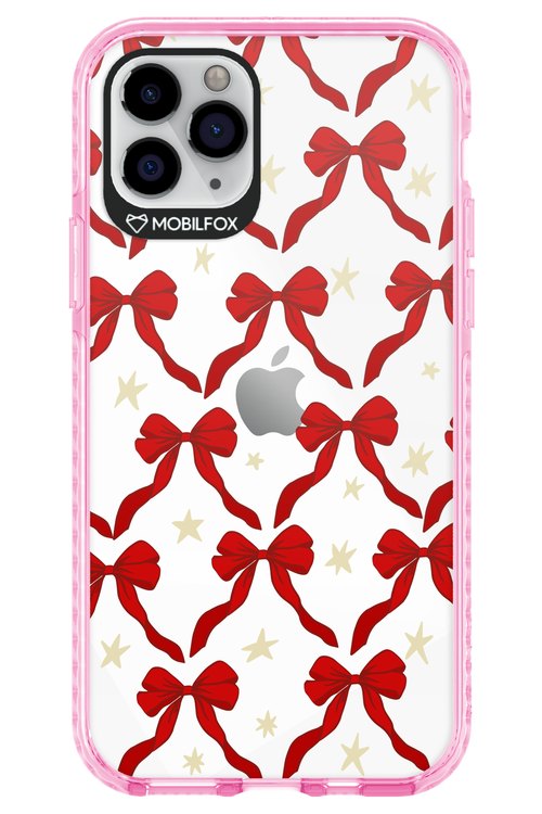 Bow & Stars (Transparent) - Apple iPhone 11 Pro