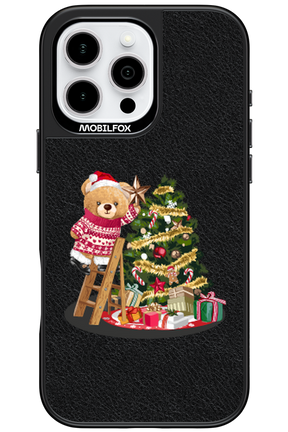 Christmas Bear (Leather) - Apple iPhone 16 Pro Max