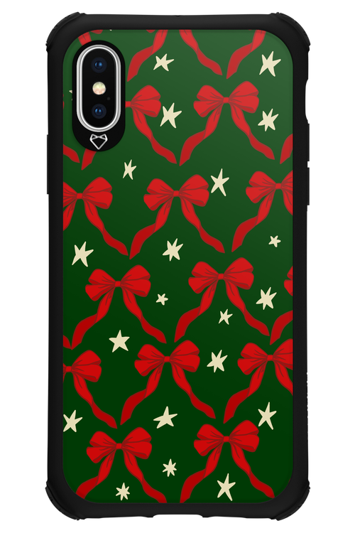 Bow & Stars (Green) - Apple iPhone XS