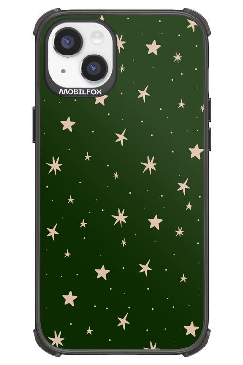Forest Green Stars - Apple iPhone 14 Plus