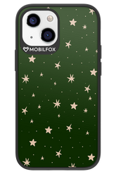 Forest Green Stars - Apple iPhone 13 Mini