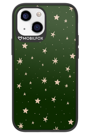 Forest Green Stars - Apple iPhone 13 Mini