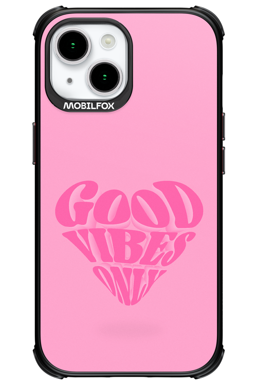 Good Vibes Heart - Apple iPhone 15