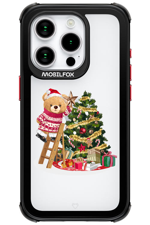 Christmas Bear (Transparent) - Apple iPhone 15 Pro
