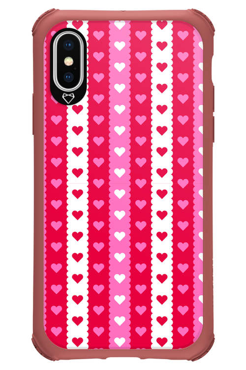 Christmas Heart Biscuit - Apple iPhone X