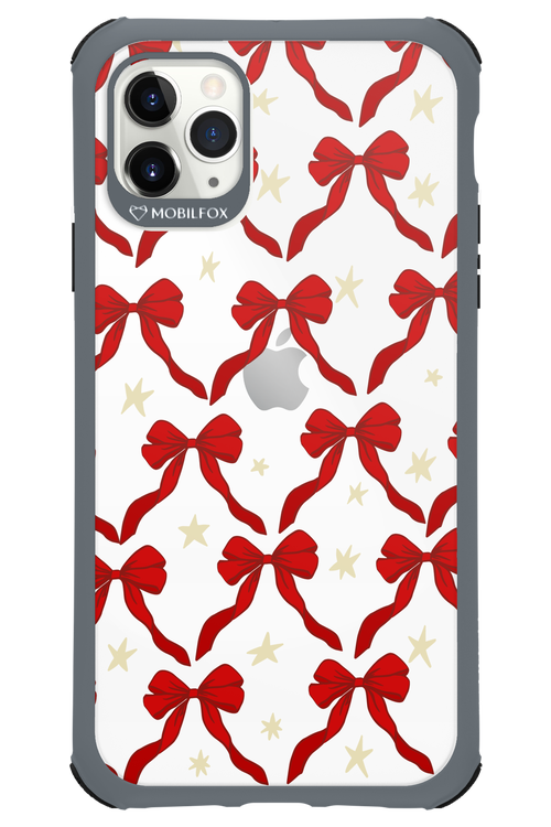 Bow & Stars (Transparent) - Apple iPhone 11 Pro Max
