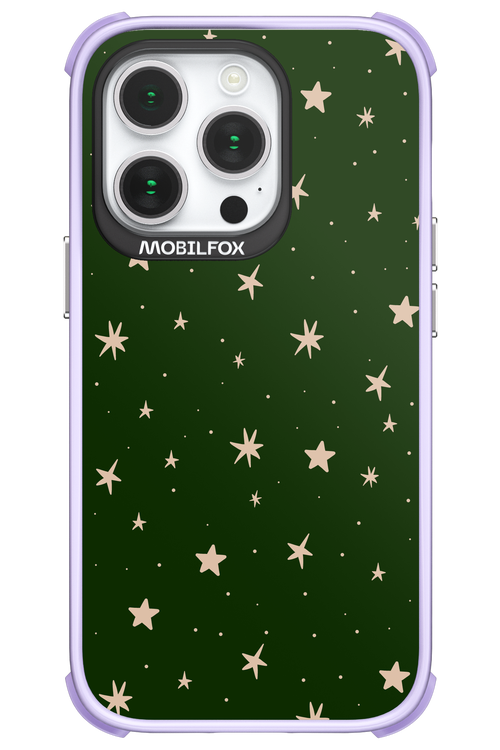 Forest Green Stars - Apple iPhone 14 Pro