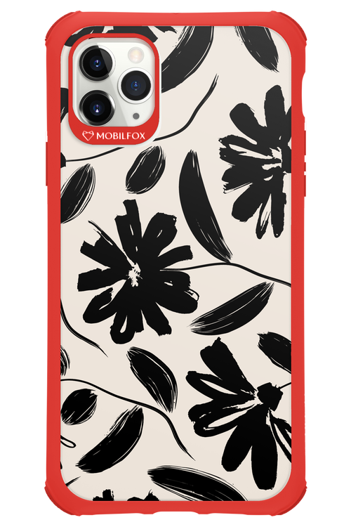 Monochrome Flowerss 2.0 - Apple iPhone 11 Pro Max