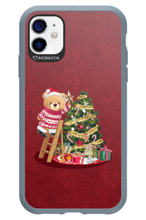 Christmas Bear (Burgundy) - Apple iPhone 11